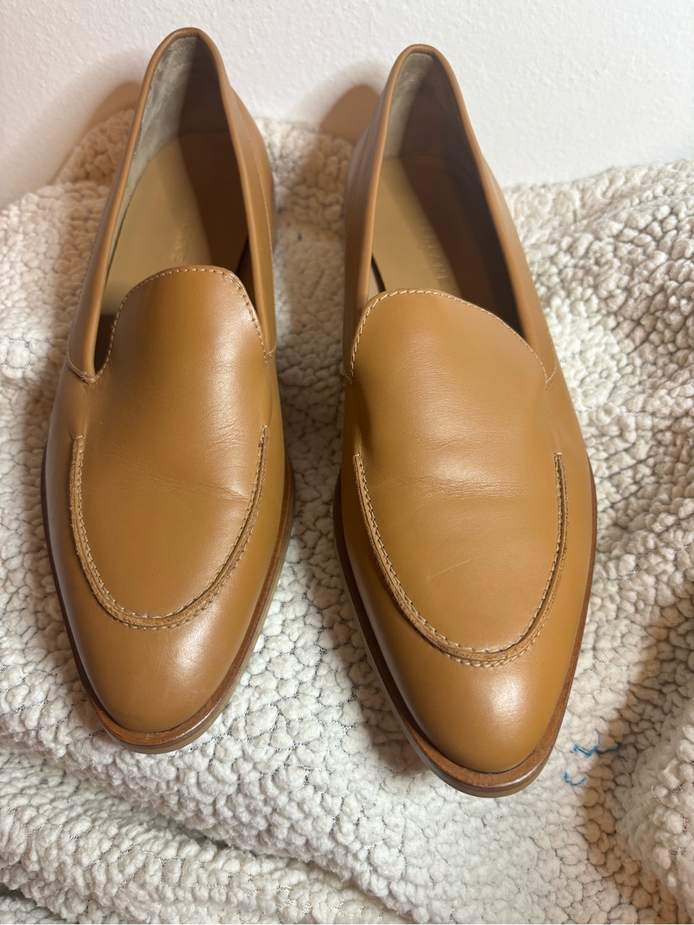 Everlane Tan Leather Loafers